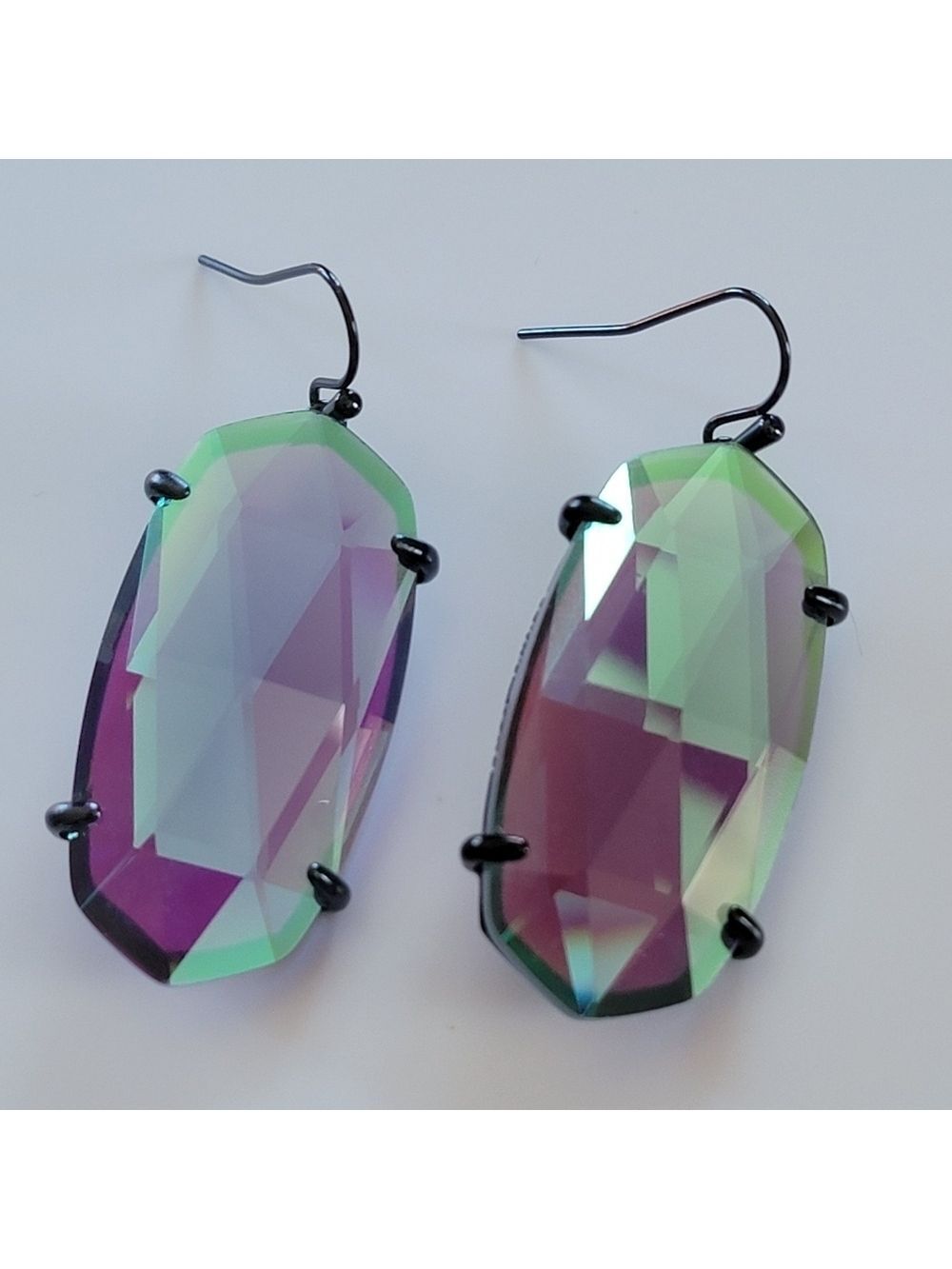 Kendra Scott Earrings Esme Dichroic Glass #2442